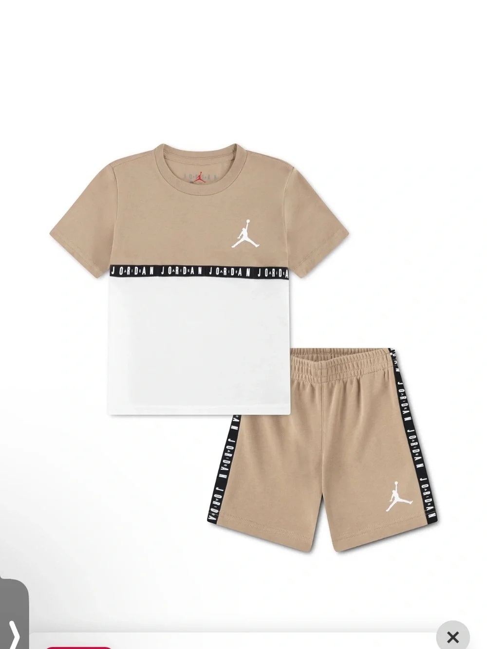 JORDAN JUMPMAN BLOCKED TAPING SHORT SET
